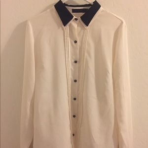 The Limited Tuxedo Blouse